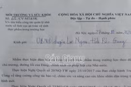Bắc Giang: Tạm giữ phóng viên tạp chí nghi nhận hối lộ của một số trường học trên địa bàn
