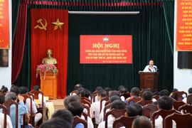 Đoàn Đại biểu Quốc hội tỉnh Bắc Ninh tiếp xúc cử tri tại huyện Quế Võ 