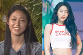 Bất ngờ với mặt mộc của loạt sao Hàn