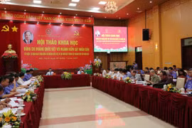 Hội thảo khoa học “Đồng chí Hoàng Quốc Việt với ngành Kiểm sát nhân dân”
