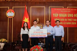 Thaco hỗ trợ dựng lại ngôi làng cho đồng bào Trà Leng