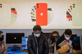 Doanh số iPhone tại Trung Quốc tăng cao trong tháng 4