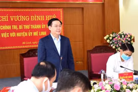 Bí thư Thành ủy Hà Nội Vương Đình Huệ: Tuyệt đối không được lơ là, chủ quan trong phòng, chống dịch COVID-19