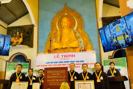 Chùa Thiền tông Tân Diệu nhận chứng nhận " Không gian văn hóa tâm linh"