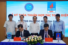 Viện Dầu khí Việt Nam ký thỏa thuận hợp tác toàn diện với Đại học Mỏ - Địa chất          