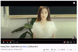"Duyên mình lỡ” của Hương Tràm cán mốc 100 triệu view sau hơn 2 năm lên sóng