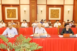Bộ Chính trị tiếp tục làm việc về chuẩn bị Đại hội các Đảng bộ trực thuộc Trung ương