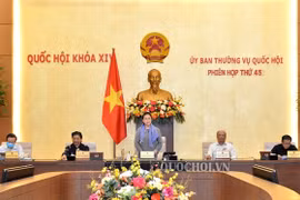 Khai mạc Phiên họp thứ 45 của Ủy ban Thường vụ Quốc hội