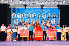 Liên đoàn Lao động tỉnh Ninh Bình tổ chức Đại hội thi đua yêu nước lần thứ V