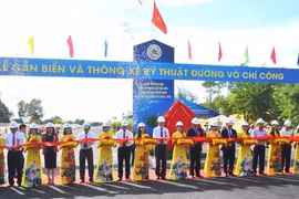 Quảng Nam: Tổ chức gắn biển và thông xe kỹ thuật đường Võ Chí Công