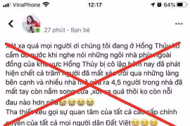 Xử phạt 5 triệu đồng vì đăng tin sai sự thật về lũ lụt trên mạng xã hội