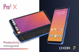 XDA-Developers ra mắt điện thoại Pro1-X có thiết kế dạng trượt, bàn phím QWERTY