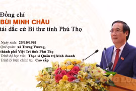 Chân dung tân Bí thư Tỉnh ủy Phú Thọ Bùi Minh Châu