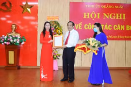 Chuẩn y bà Bùi Thị Quỳnh Vân giữ chức Bí thư Tỉnh ủy Quảng Ngãi