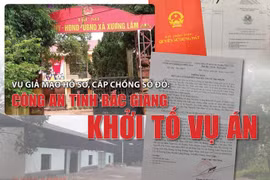 Khởi tố vụ án hình sự "Giả mạo hồ sơ, cấp chồng sổ đỏ"