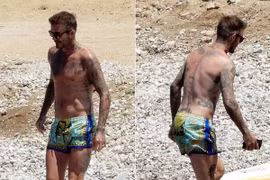David Beckham nổi bật với body ‘vạn người mê’ cùng dàn quý tử vàng ngọc