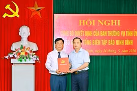 Đồng chí Bùi Ngọc Quang được bổ nhiệm Tổng Biên tập Báo Ninh Bình