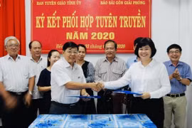 Báo Sài Gòn Giải Phóng và Tỉnh ủy Bến Tre ký kết hợp tác thông tin - truyền thông