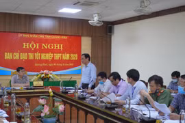 Quảng Bình tăng cường các biện pháp đảm bảo an toàn cho Kỳ thi tốt nghiệp THPT năm 2020
