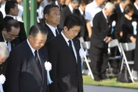 Nhật Bản kỷ niệm 75 năm ngày Mỹ ném bom nguyên tử xuống Hiroshima