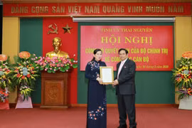 Bà Nguyễn Thanh Hải làm Bí thư Tỉnh uỷ Thái Nguyên