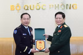 Đại tướng Ngô Xuân Lịch tiếp Đại tướng Yamazaki Koji, Tham mưu trưởng Liên quân Nhật Bản