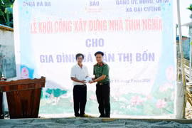 Báo Công an TP Đà Nẵng xây dựng nhà tình nghĩa cho gia đình liệt sĩ