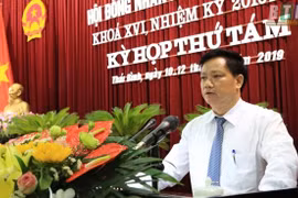 Ông Nguyễn Khắc Thận được giới thiệu để bầu Chủ tịch tỉnh Thái Bình