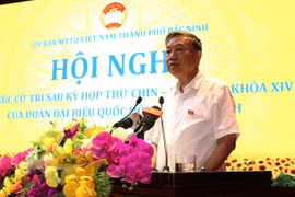 Bộ trưởng Bộ Công an Tô Lâm tiếp xúc cử tri tại thành phố Bắc Ninh