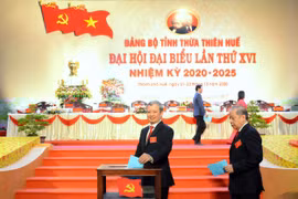 Ông Lê Trường Lưu tái đắc cử Bí thư Tỉnh ủy Thừa Thiên Huế