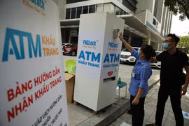 Đài Tiếng nói Việt Nam triển khai ATM khẩu trang miễn phí cho người dân