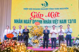 Thái Nguyên : Gặp mặt tri ân những “cánh chim” không mỏi nhân ngày Doanh nhân Việt Nam