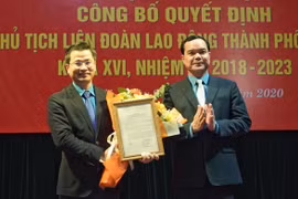 Ông Nguyễn Phi Thường làm Chủ tịch Liên đoàn Lao động TP Hà Nội