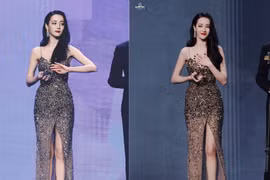 Địch Lệ Nhiệt Ba mặc gợi cảm, thành tâm điểm của "Tinh quang đại thưởng"