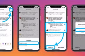 Cách xóa nhiều bình luận trên Instagram iOS cùng lúc