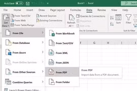 Excel được Microsoft bổ sung tính năng làm việc tốt hơn với tệp tin PDF