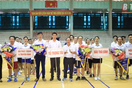 Giải cầu lông giới báo chí tỉnh Thái Bình lần thứ XXI