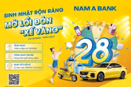 Rước “xế vàng” cùng ngàn ưu đãi mừng sinh nhật Nam A Bank