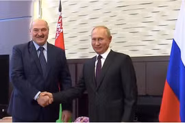 Tổng thống Putin cho vay 1,5 tỷ USD, giải nguy nhà lãnh đạo Belarus