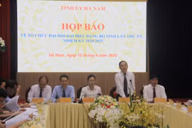 Hà Nam: Chuẩn bị tổ chức Đại hội đại biểu Đảng bộ tỉnh lần thứ XX