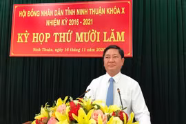 Ông Trần Quốc Nam giữ chức Chủ tịch UBND tỉnh Ninh Thuận