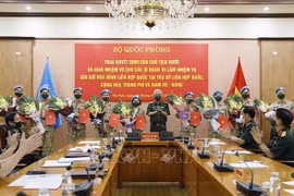 Thêm 10 sĩ quan Việt Nam làm nhiệm vụ gìn giữ hòa bình Liên hợp quốc