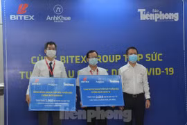 Báo Tiền Phong phối hợp với tập đoàn BITEX tiếp sức tuyến đầu chống dịch