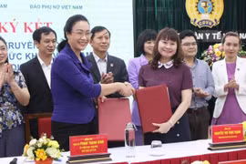 Báo Phụ nữ Việt Nam và Công đoàn Y tế Việt Nam ký kết chương trình phối hợp truyền thông