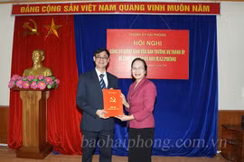 Đồng chí Nguyễn Ngọc Ánh được bổ nhiệm làm Tổng Biên tập Báo Hải Phòng