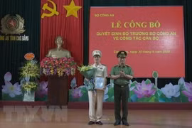Đại tá Vũ Hồng Quang làm Giám đốc Công an tỉnh Cao Bằng