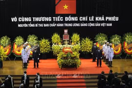 Lễ truy điệu, tiễn biệt nguyên Tổng Bí thư Lê Khả Phiêu