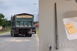 Hải Dương: Lái xe rút tuýp sắt đòi "vụt" thanh tra giao thông