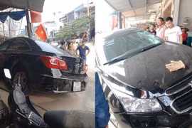 Tài xế ô tô không có bằng lái tông 2 bố con tử vong đã ra trình diện