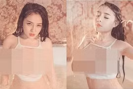 Án phạt ăn mặc phản cảm chưa kịp “ráo mực”, Ngân 98 tiếp tục tung bộ ảnh nude trong bồn tắm